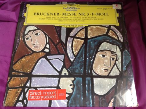 Sealed Classical LP : Bruckner Messe Nr. 3 F-Moll Mass No 3 Hellmann DGG A