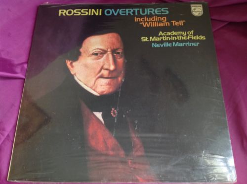 Sealed Classical LP : Rossini Overtures William Tell Marriner Philips A