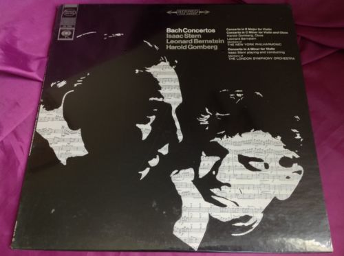 Sealed Classical LP : Bach Concertos Stern Bernstein Gomberg Columbia A