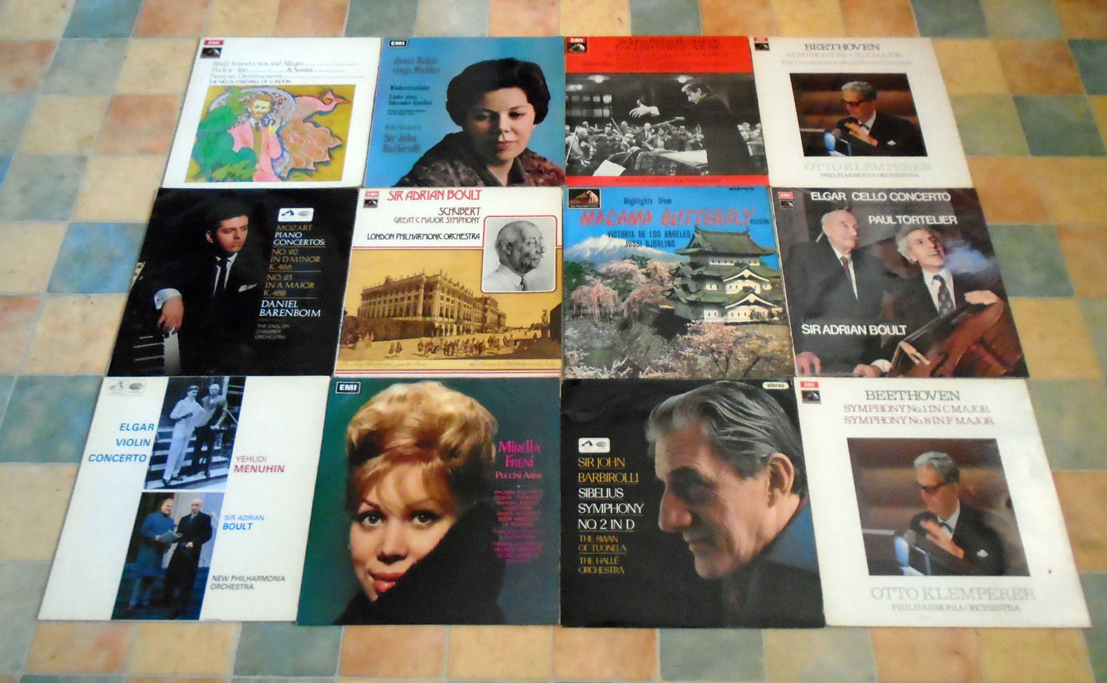 ASD x 12 Classical vinyl LP EMI HMV ASD A