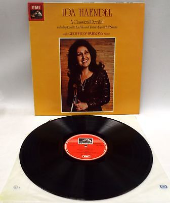IDA HAENDEL 'A Classical Recital' With Geoffrey Parsons On Piano Vinyl LP - S57 A