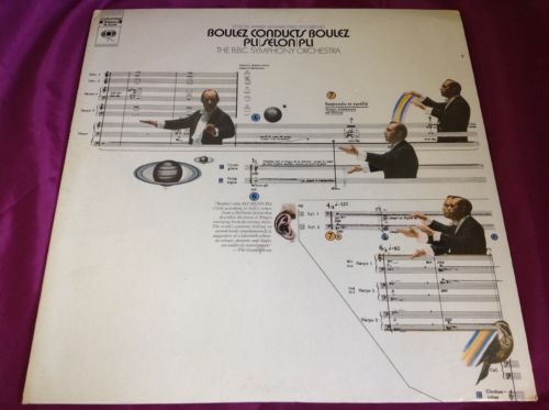 Sealed Classical LP : Boulez Conducts Boulez Lukomska Bergmann Columbia A