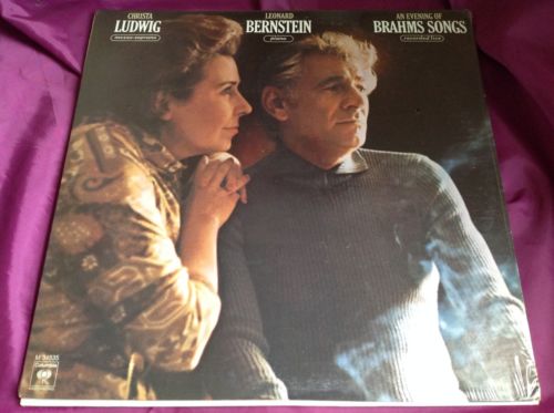Sealed Classical LP : An Evening of Brahms Songs Bernstein Ludwig Columbia A