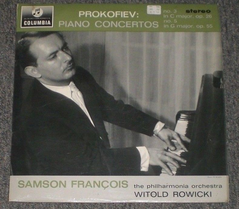 Prokofiev Piano Concertos Samson Francois Rowicki RARE UK IMPORT Classical Inner A