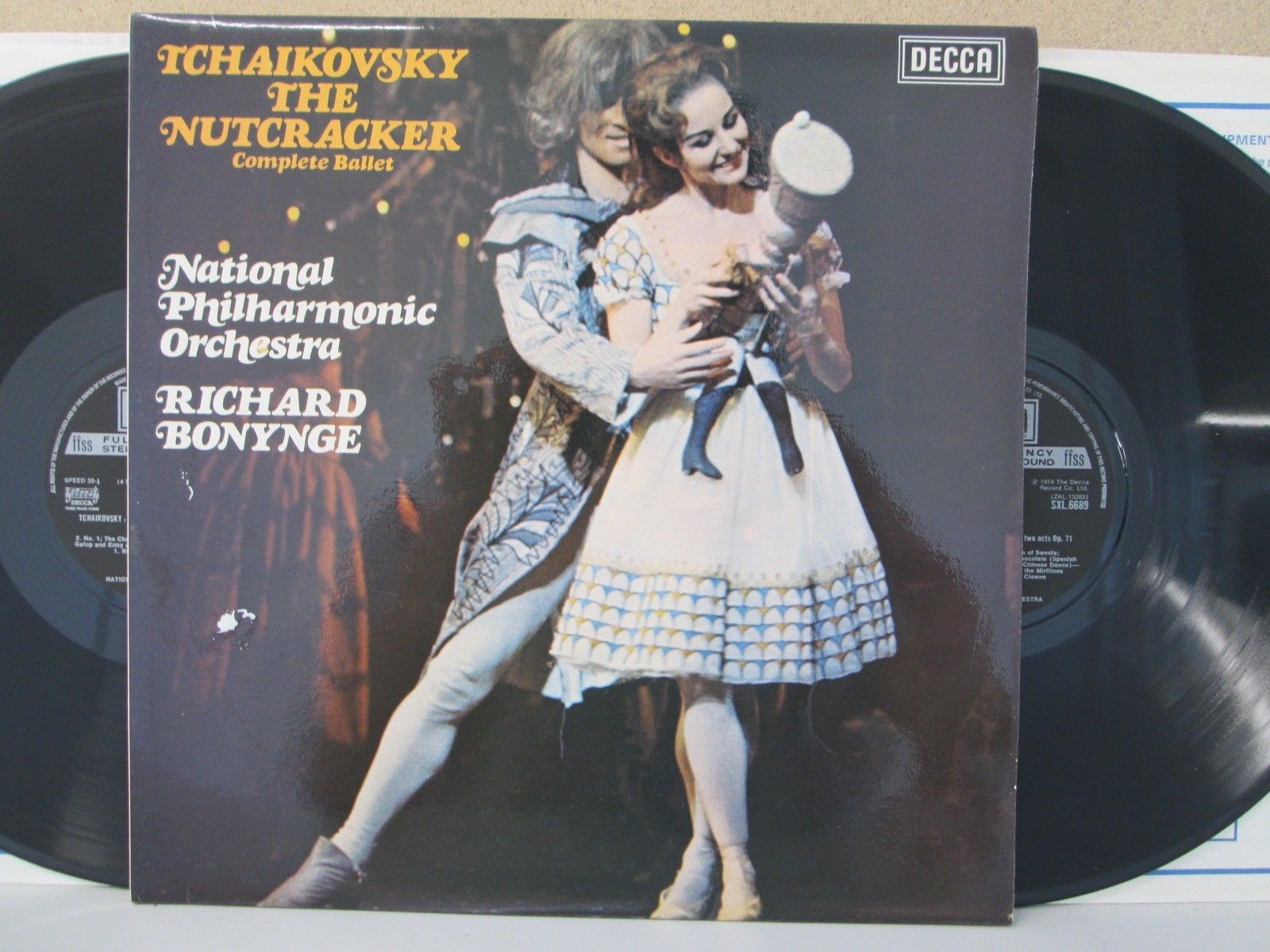 SXL 6688-9 STEREO Tchaikovsky- The Nutcracker Complete Ballet 2-LP NPO Bonynge