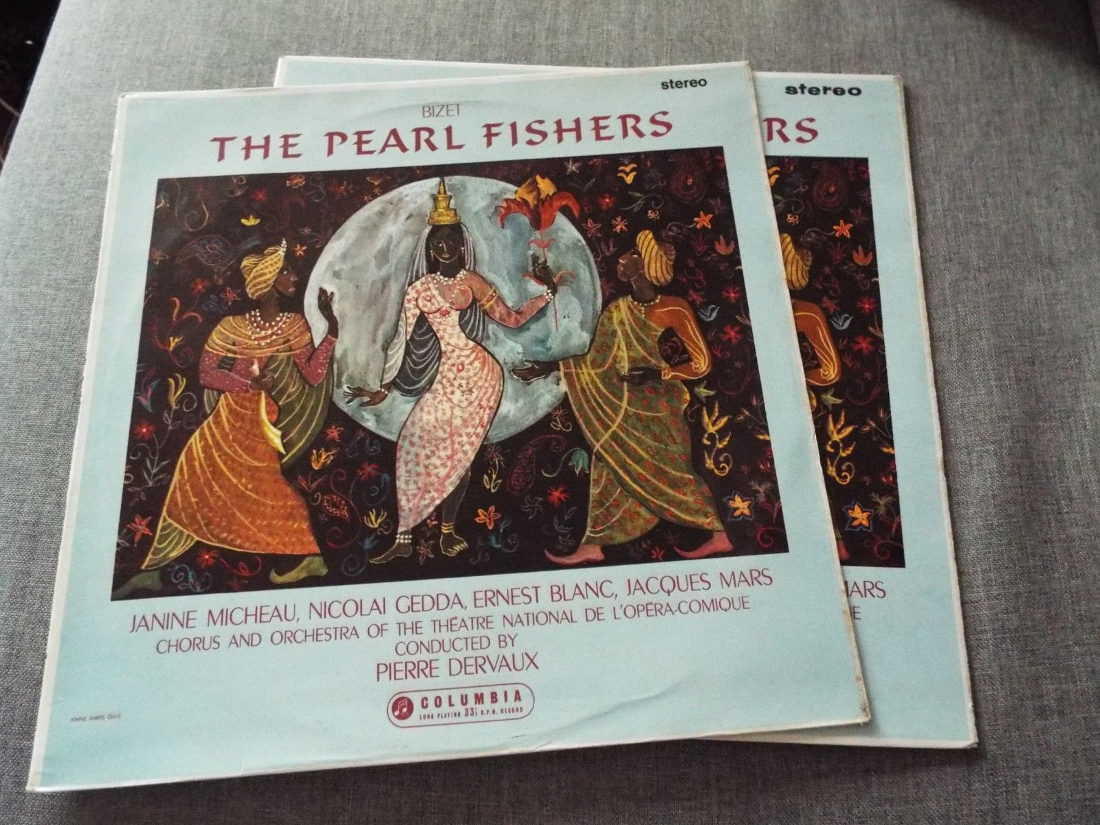 CLASSICAL-BIZET/DERVAUX-THE PEARL FISHERS-COLUMBIA SAX 2442/43 A