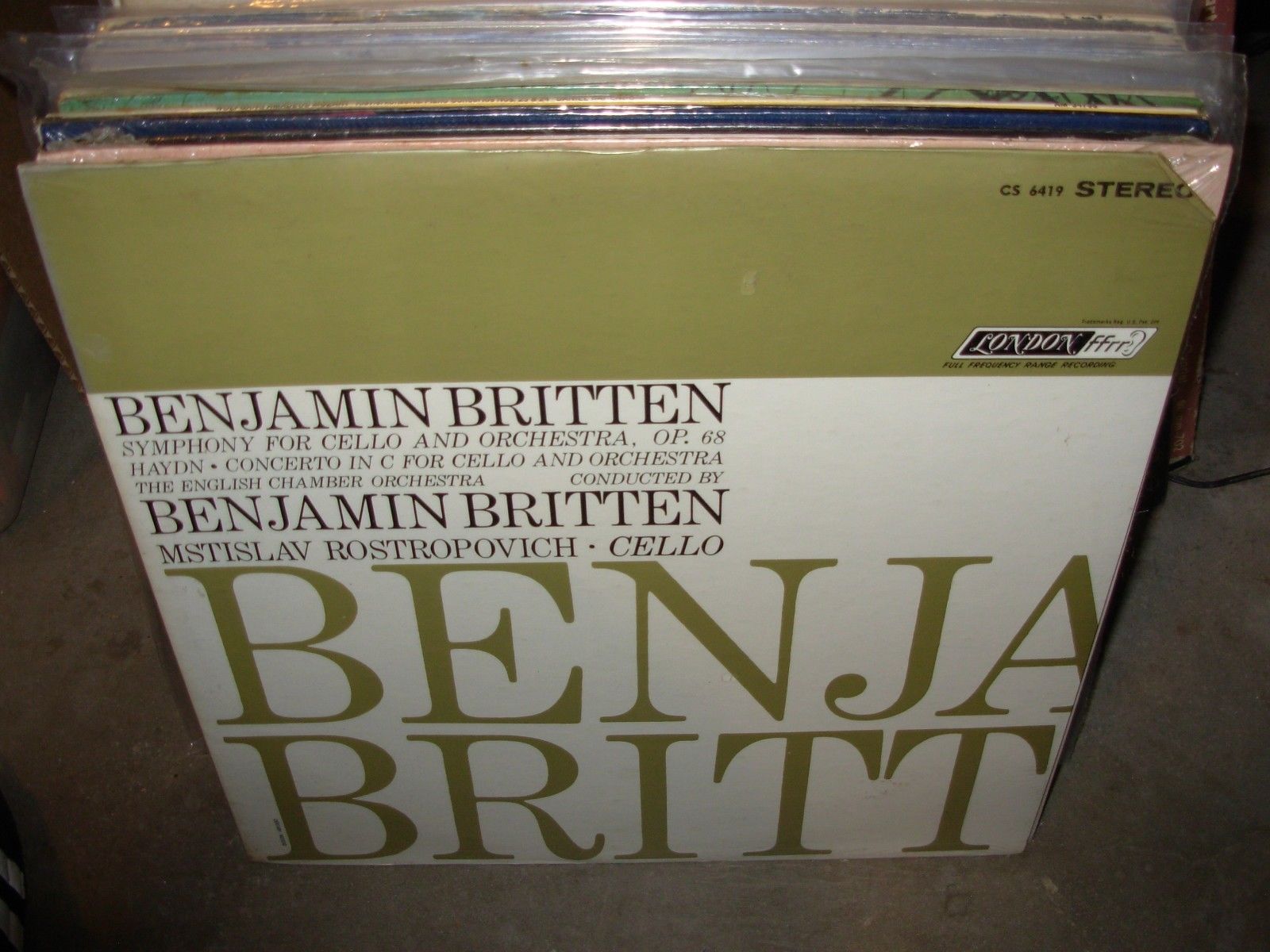 BRITTEN / ROSTROPOVICH / HAYDN symphony for cello 68 ( classical ) SEALED NEW A