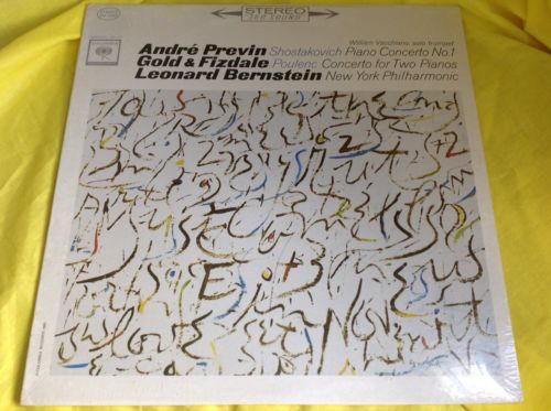 Sealed Classical LP : Previn Shostakovich Poulenc Bernstein Columbia A