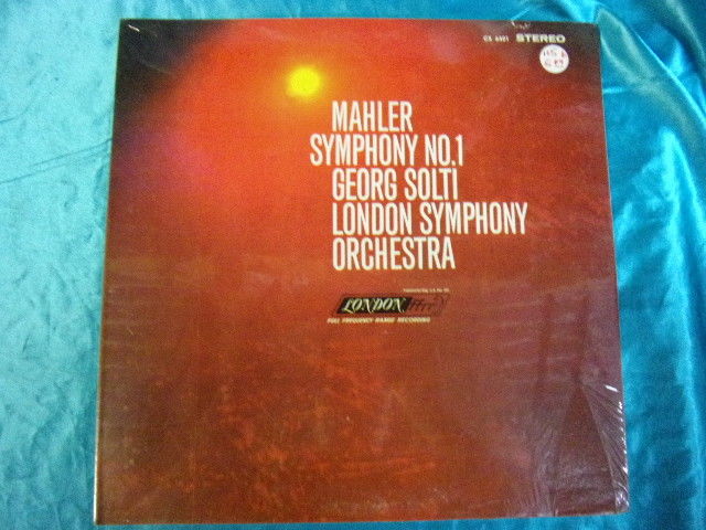 Sealed Classical LP: Solti - Mahler - Symphony # 1 - London Symphony A