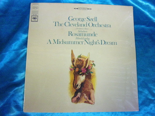 Sealed Classical LP: Szell - Schubert - Rosamunde - Mendelssohn Mid Summer Dream A