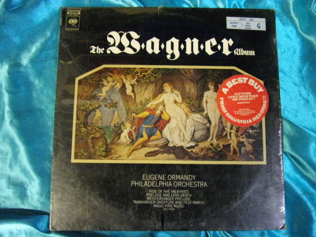 Sealed 2 LP Classical LP: The Wagner Album - Eugene Ormandy - Philadelphia Orch A