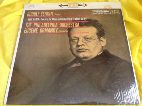 Sealed Classical LP : Serkin Reger Concerto for Piano and Orchestra in F A