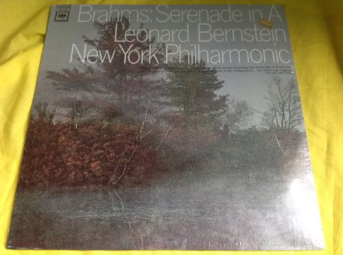 Sealed Classical LP : Brahms Serenade in A Leonard Bernstein Columbia A