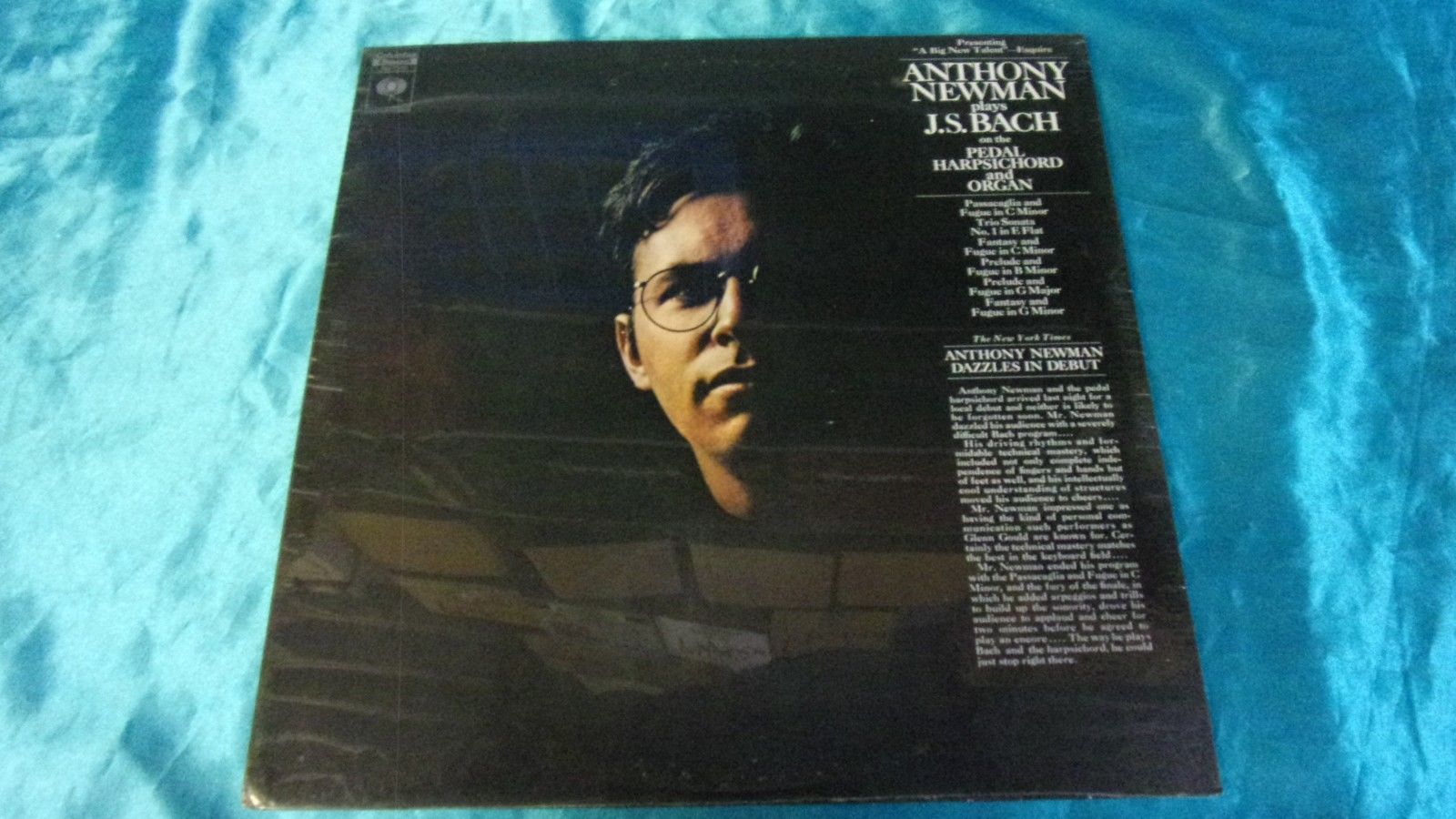 Sealed Classical LP:Anthony Newman - Plays Bach - on Pedal Harpsichord & Organ A