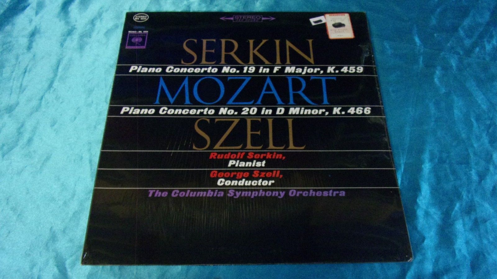 Sealed Classical LP: Szell - Serkin - Mozart Piano Concertos - # 20 & # 19 A