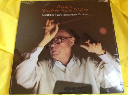Sealed Classical LP : Bruckner Symphony No. 3 in D Minor Karl Bohm London A