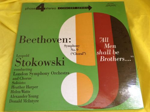 Sealed Classical LP : Beethoven Stokowski Symphony No 9 Watts London A