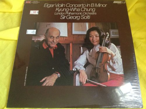 Sealed Classical LP : Kyung-Wha Chung Elgar Violin Concerto Solti London A