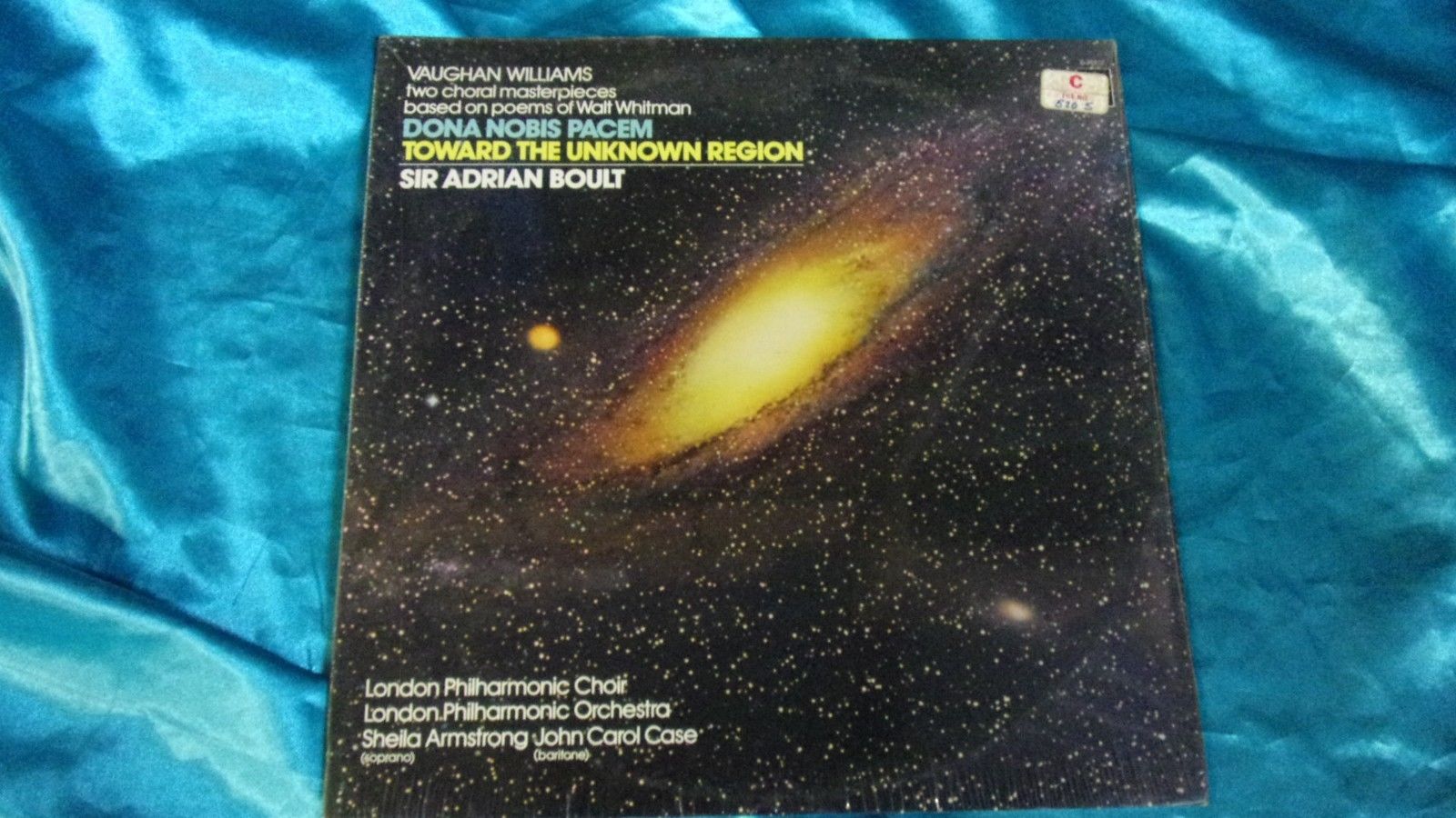 Sealed Classical LP: Boult - Whitman - Dona Nobis Pacem & Toward The Unknown A