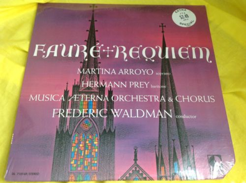 Sealed Classical LP : Gabriel Faure Requiem, Op. 48 Arroyo Prey Decca A