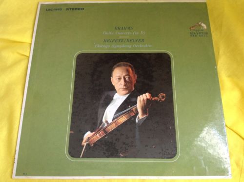Sealed Classical LP : Brahms Violin Concerto in D Heifetz Reiner RCA A