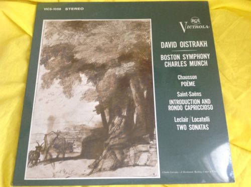 Sealed Classical LP : Oistrakh Munch 2 Sonatas Leclair Locatelli RCA A