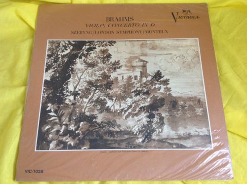 Sealed Classical LP : Brahms Violin Concerto in D Szeryng Monteux RCA A