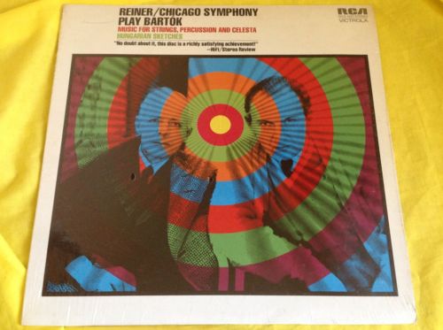 Sealed Classical LP : Reiner Play Bartok Music for Strings and Percussion A