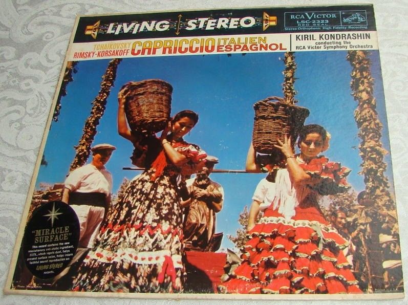 33 Classical LP RECORD '59 Tchaikovsky Capriccio Italien Rimsky Korsakoff RCA NM A