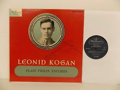 Leonid Kogan Plays Violin Encores - Classical LP - Mono A
