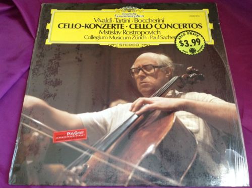 Sealed Classical LP : Vivaldi Tartini Boccherini Cello-Konzert DGG 2530 A
