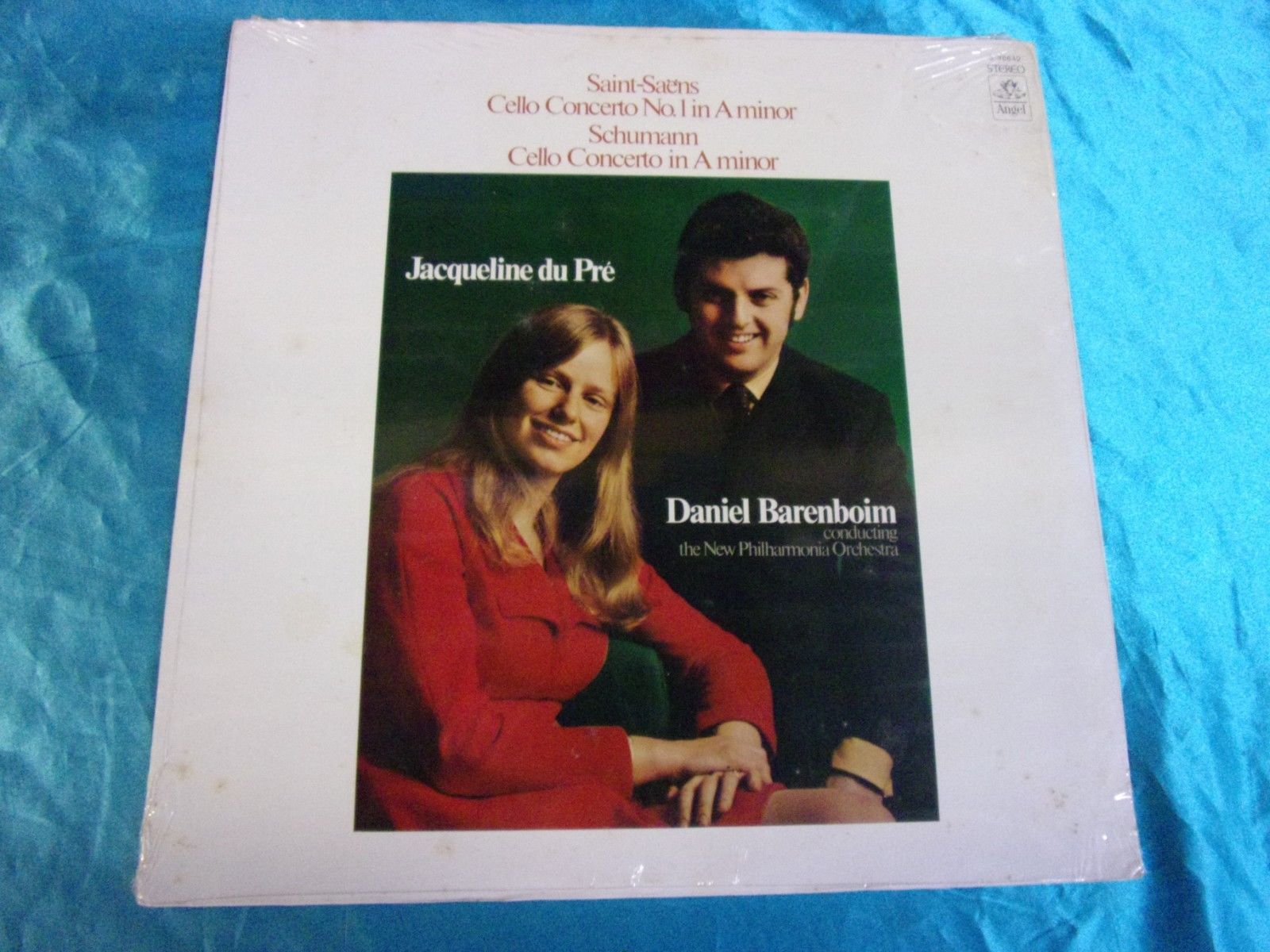 Sealed Classical LP: du Pre - Barenboim - Saint Saens Cello Concerto #1 - Angel A
