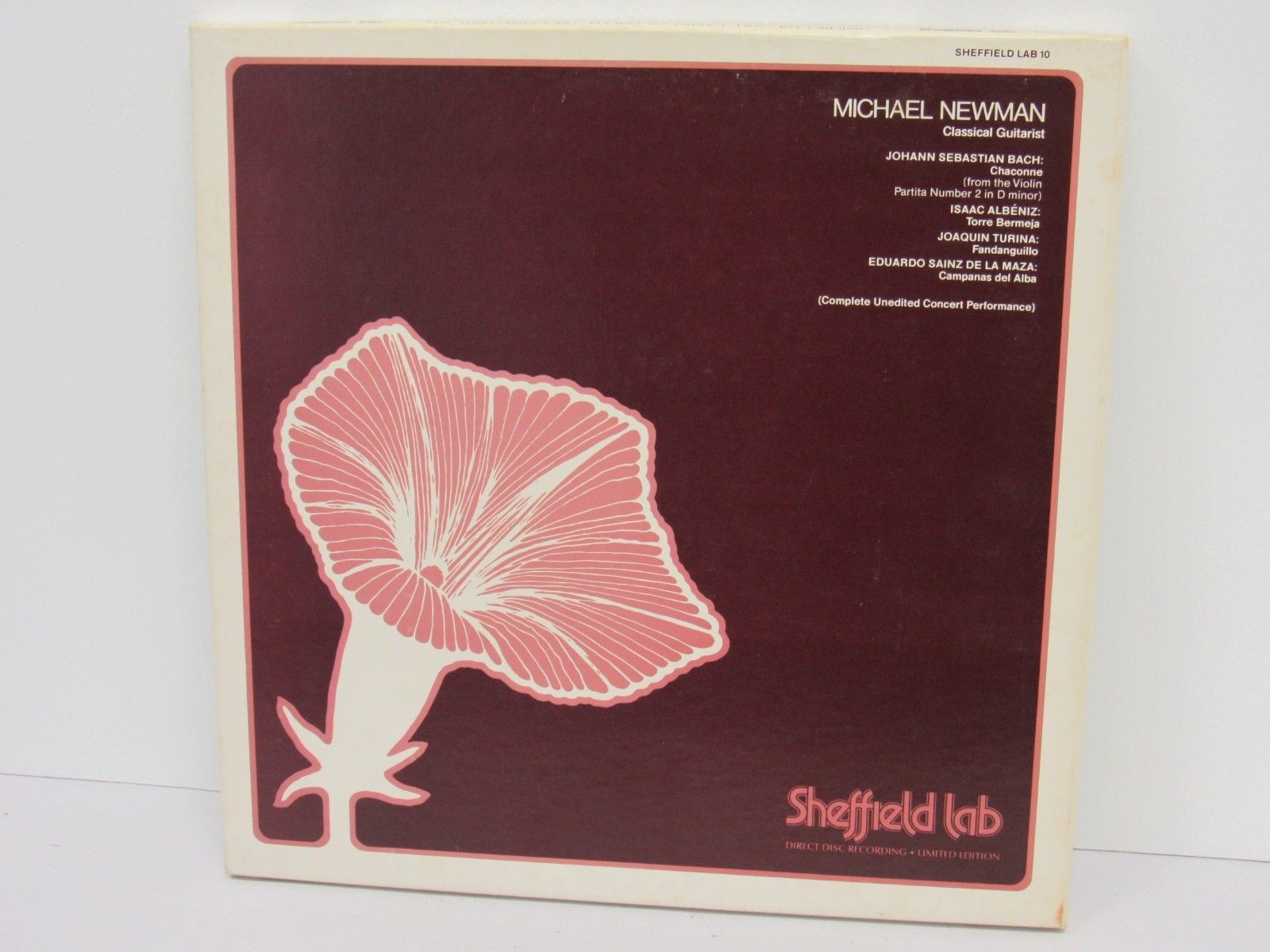 Michael Newman Classical Guitarist Vinyl LP in Box Sheffield Labs EX - PHI P16 A