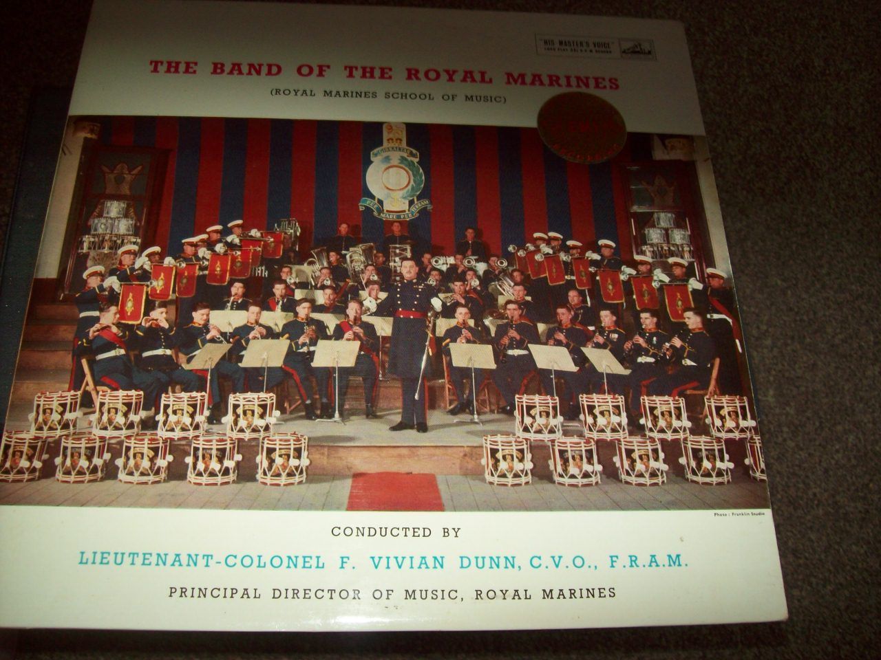 CLASSICAL/MILITARY BAND LP THE BAND OF THE ROYAL MARINES HMV STEREO CSD 1257 A