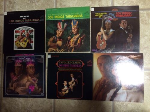 SIX LOS INDIOS TABAJARAS LP lot: Best Of, Secret Love, Romance, Classical, MORE A