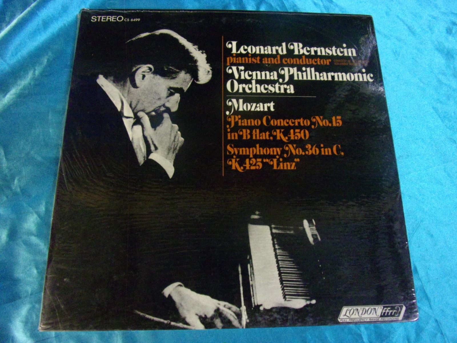Sealed Classical LP: Bernstein - Mozart Piano Concerto # 5 - London CS 6499 A