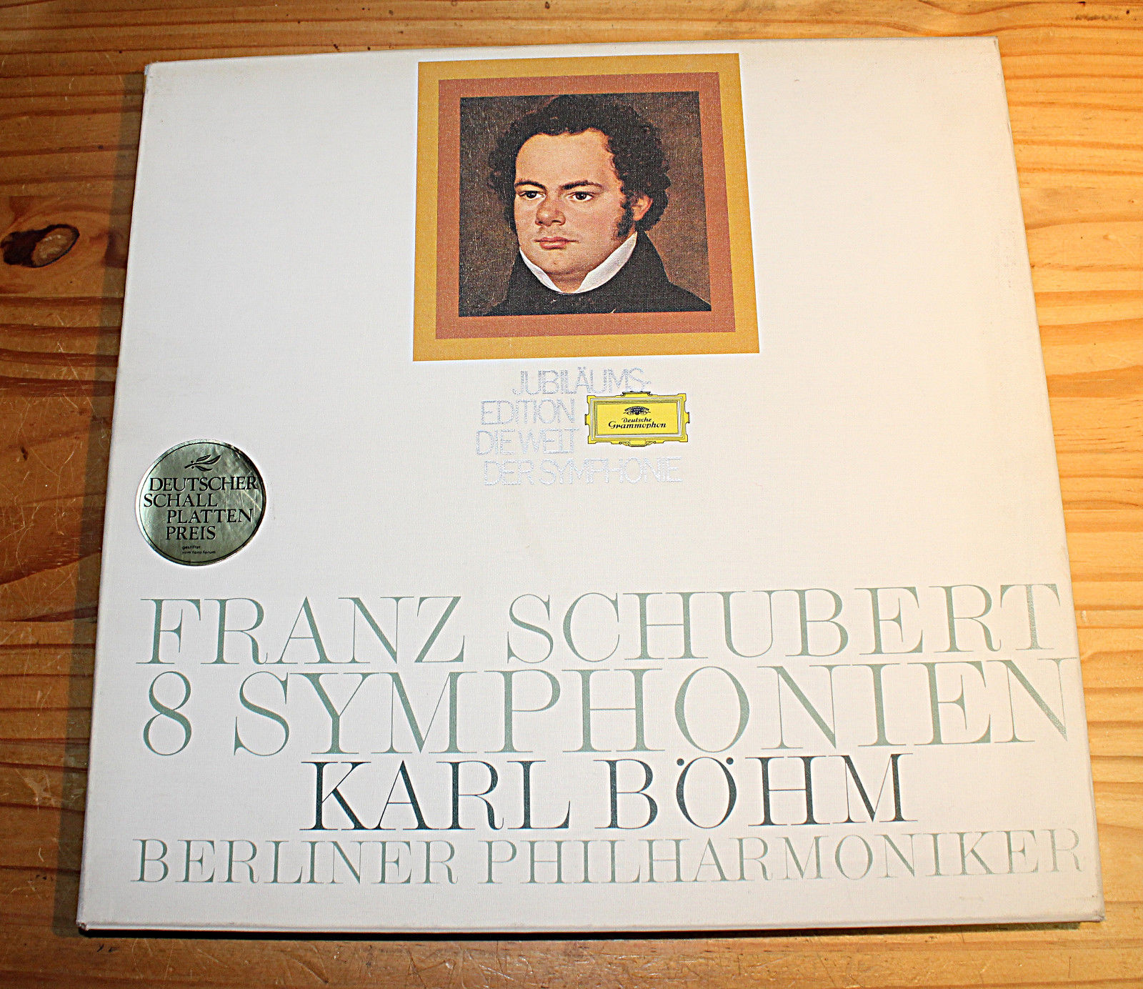 SCHUBERT Complete Symphonies BOHM 5LPBox DG + Catalog