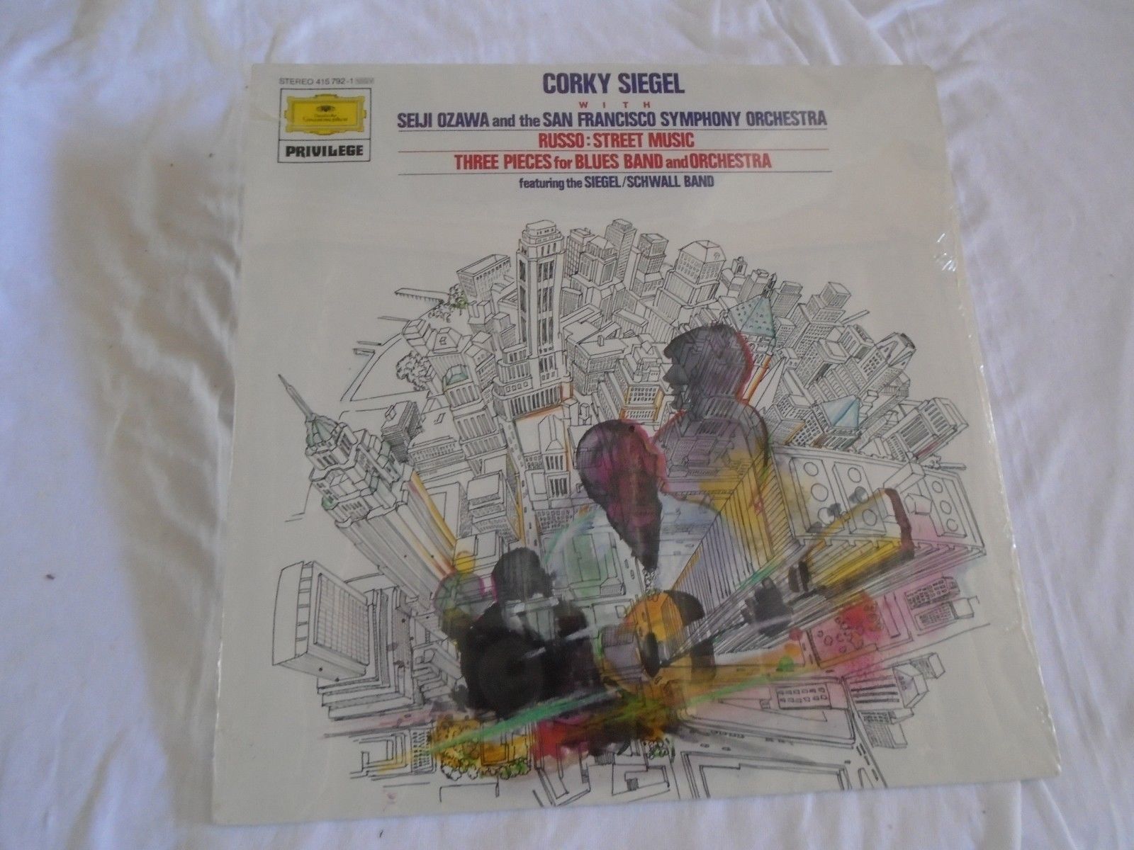 Russo Street Music Corky Siegel Seiji Ozawa German Import Classical Blues LP A