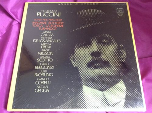 Sealed Classical 2 LP Box Set : Puccini Madame Butterfly Tosca Callas A
