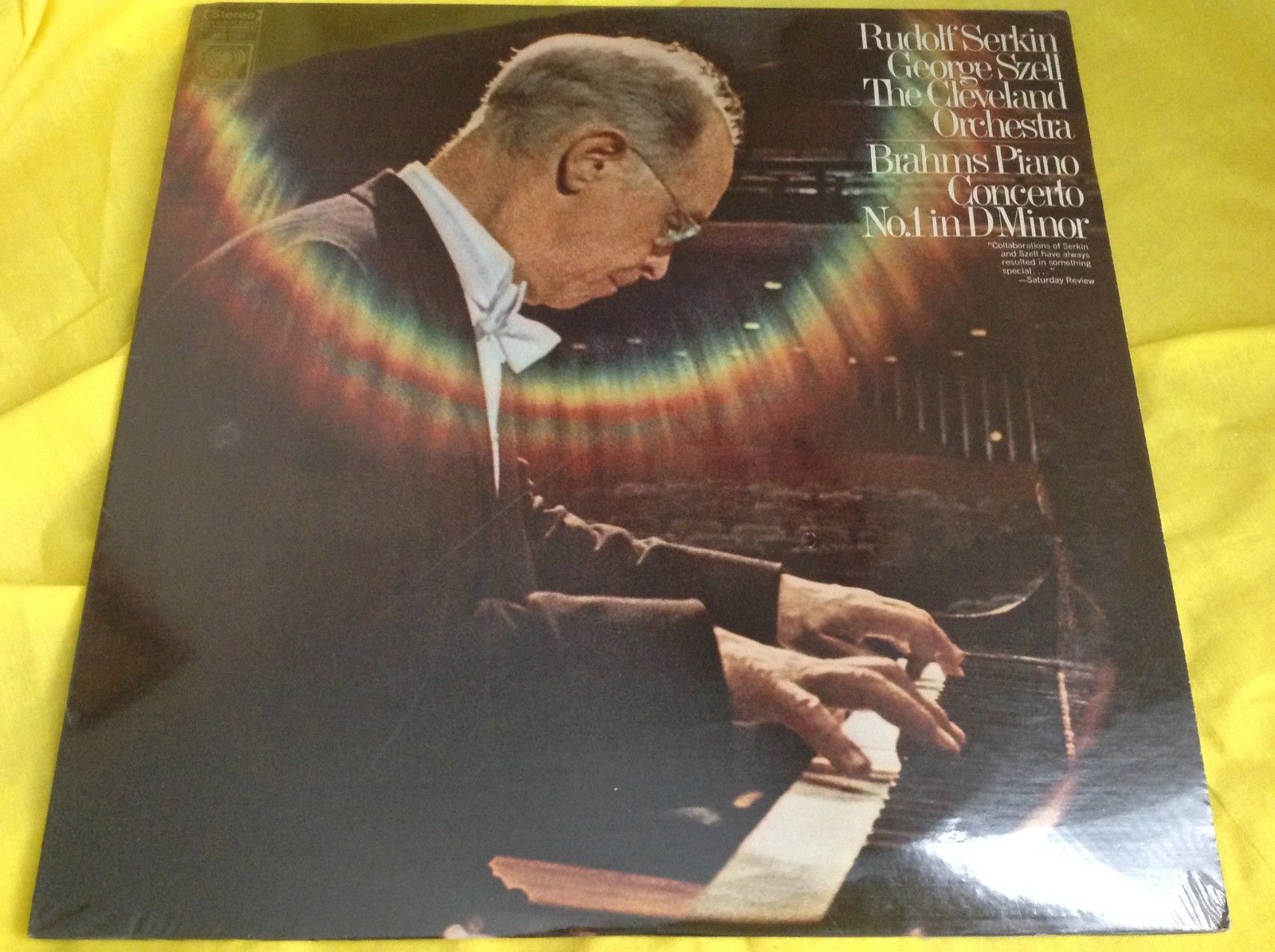 Sealed Classical LP : Serkin Szell Brahms Piano Concerto No. 1 in D Minor A