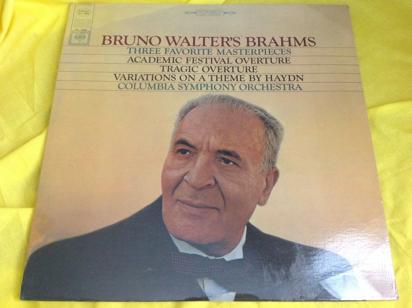 Sealed Classical LP : Bruno Walter's Brahms 3 Favorite Masterpieces Columbia A