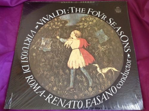 Sealed Classical LP : Vivaldi The Four Seasons Virtuosi Di Roma Fasano A