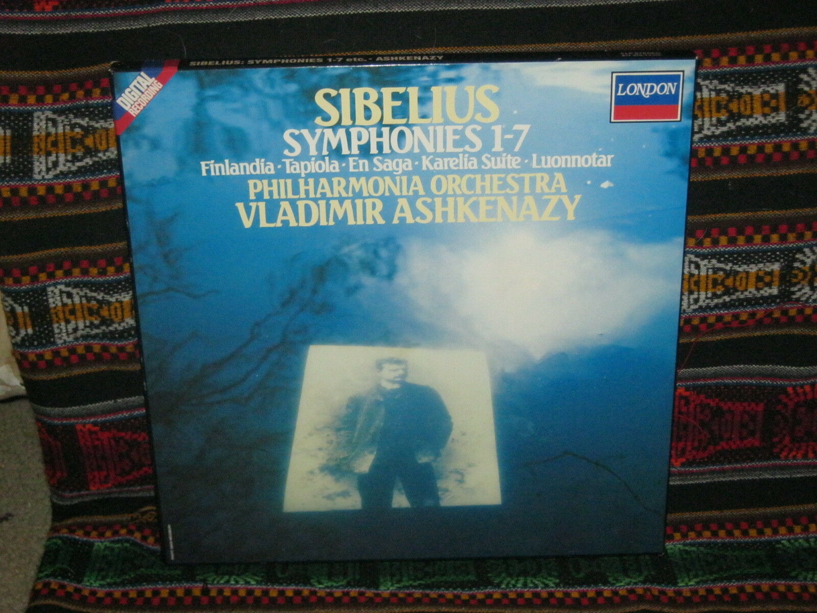 SIBELIUS Symphonies 1-7 5x LP box classical Ashkenazy Philharmonia Finlandia etc A