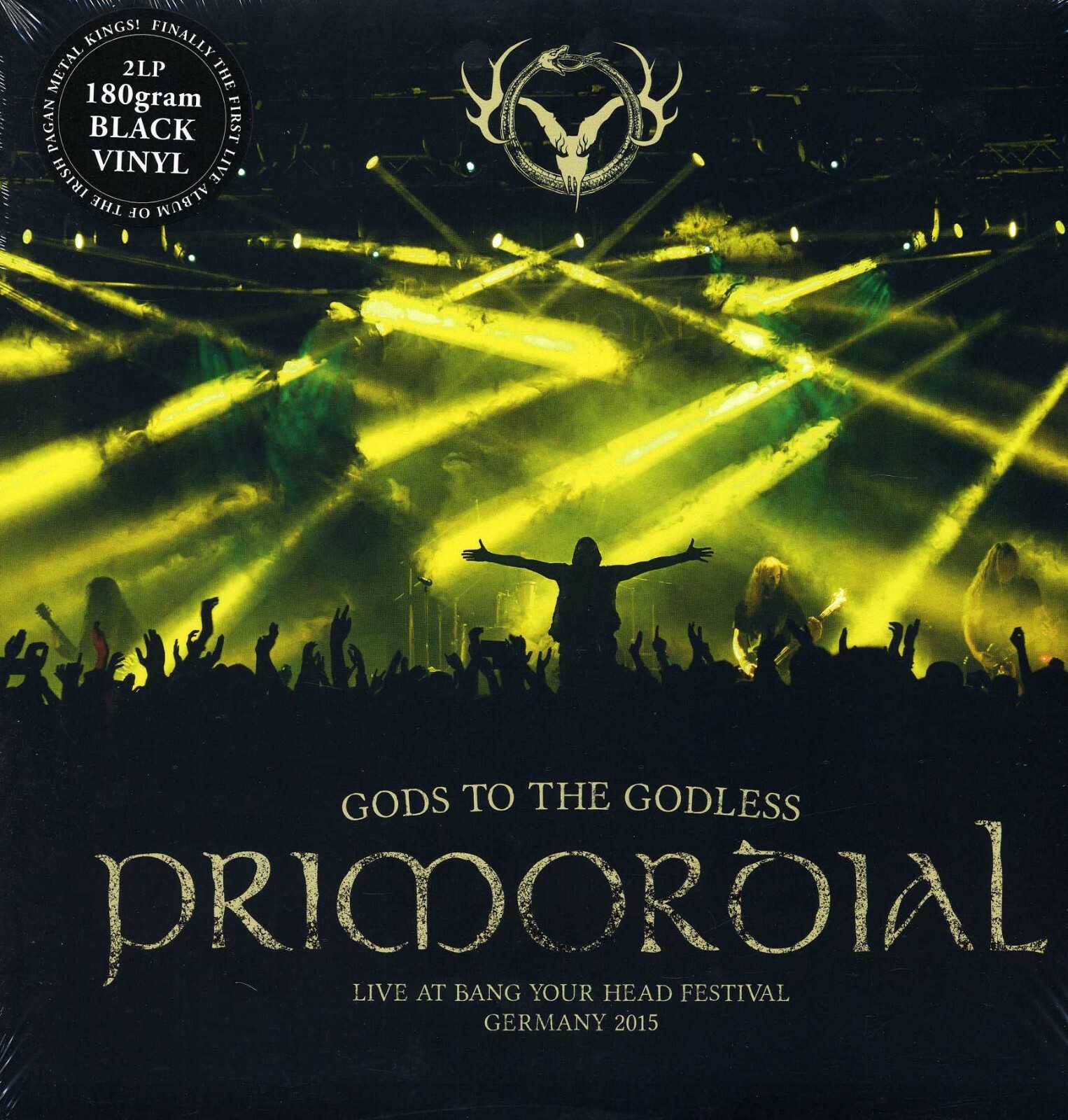 PRIMORDIAL "GODS TO THE GODLESS" BLACK VINYL DLP LIVE NEW SEALED A