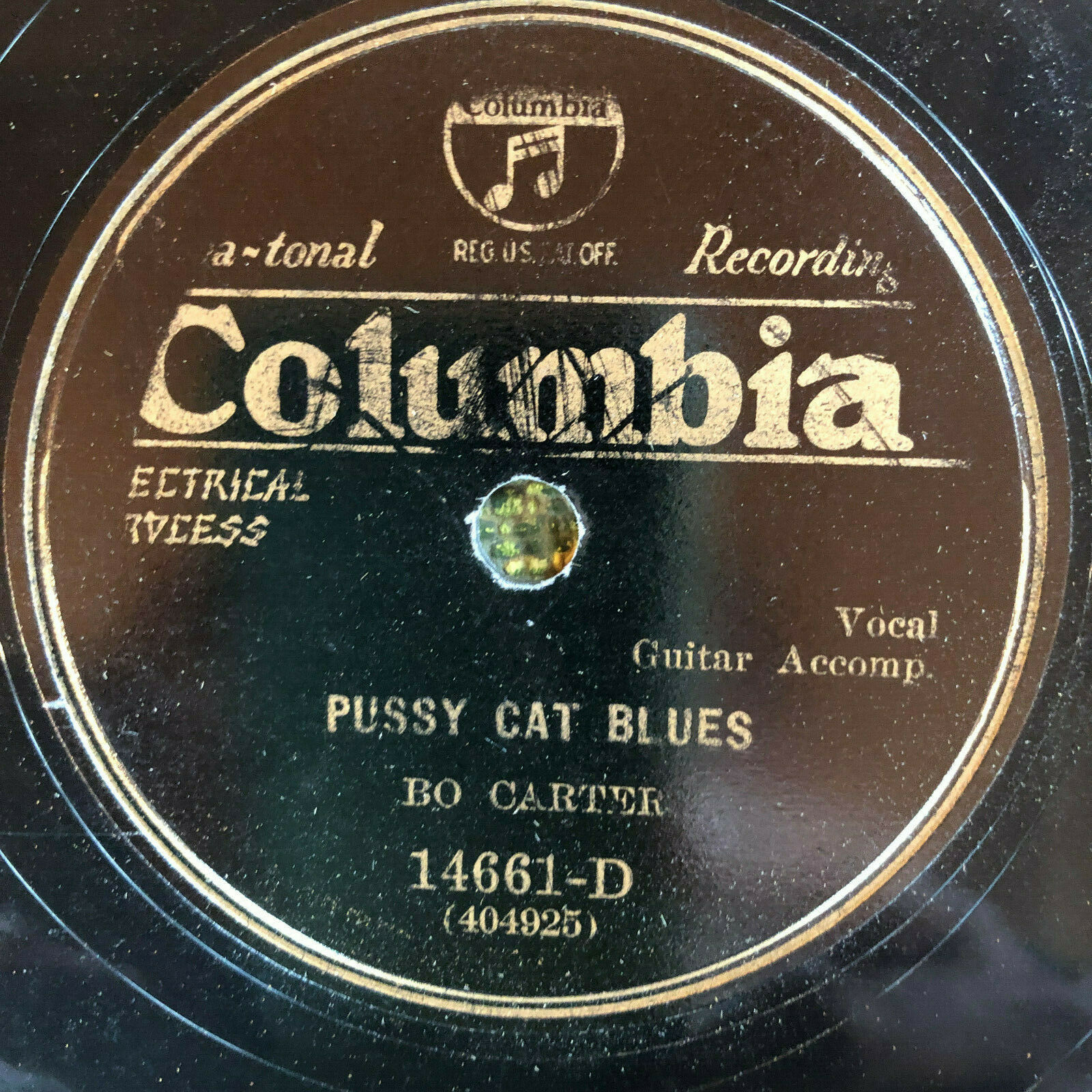 Popsike Columbia 14661D Bo Carter PUSSY CAT BLUES 78 Rpm DELTA popsike-columbia-14661d-bo-carter-pussy-cat-blues-78-rpm-delta