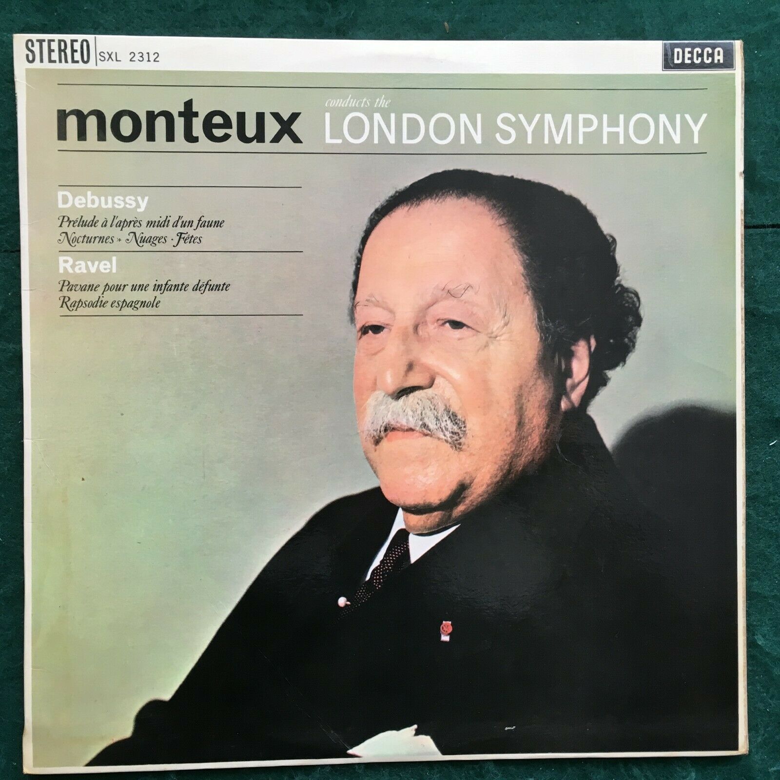 Classical LP - Monteux Conducts the LSO Debussy & Ravel - Decca SXL 2312 (WBg) A