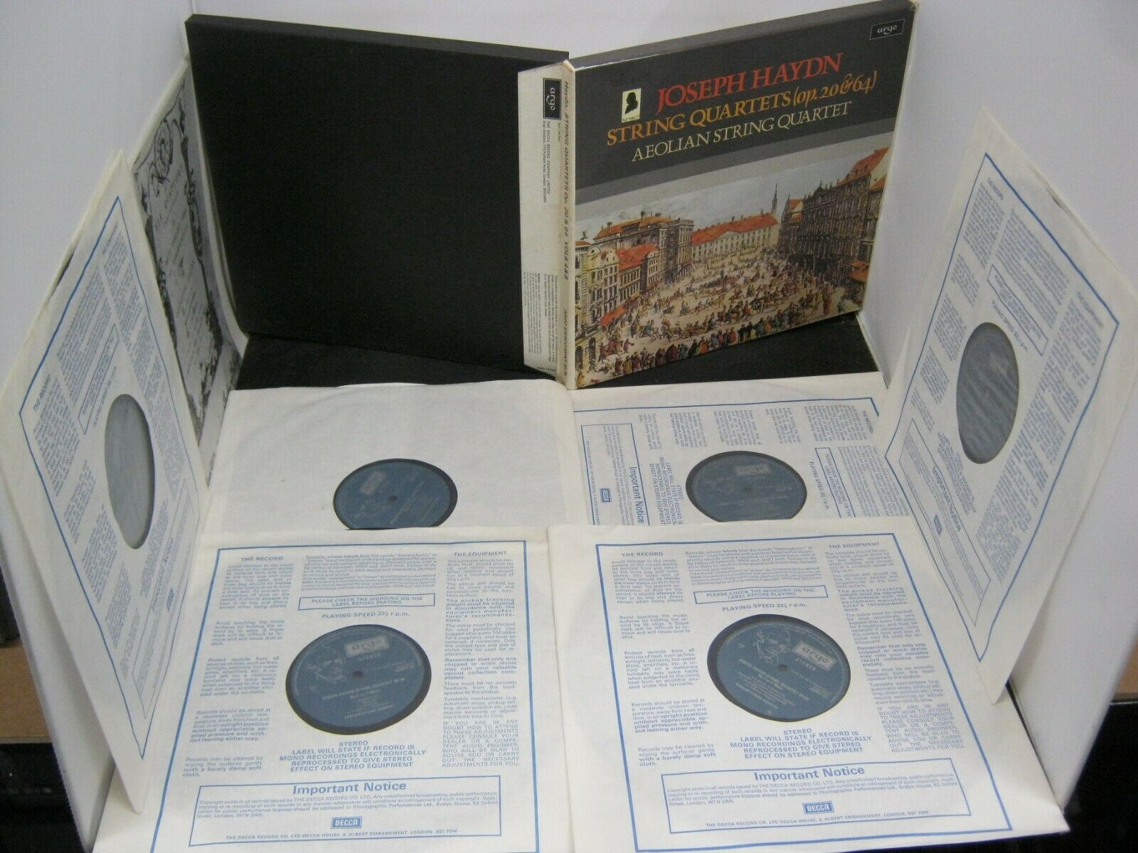 Classical Box-Set JOSEPH HAYDN STRING QUARTETS (OP.20&64) VOL.S 4&8 (10)2 A