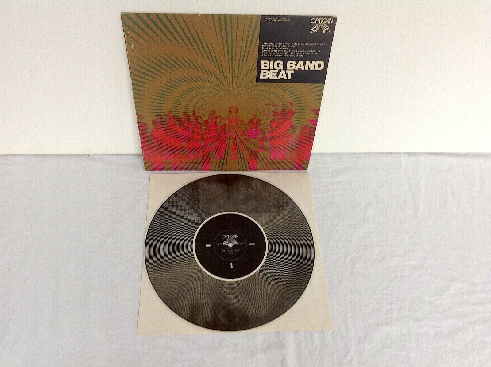 Optigan Discs Big Band Beat, Folk and Other Moods, and Classical Guitar (4/4) A