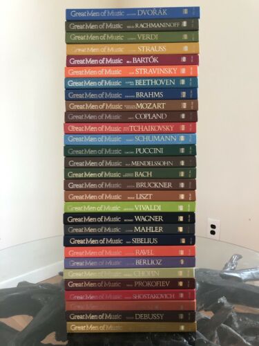 Great Men of Music 29 Boxed Set LP Time Life Classical Mozart Beethoven Bach A