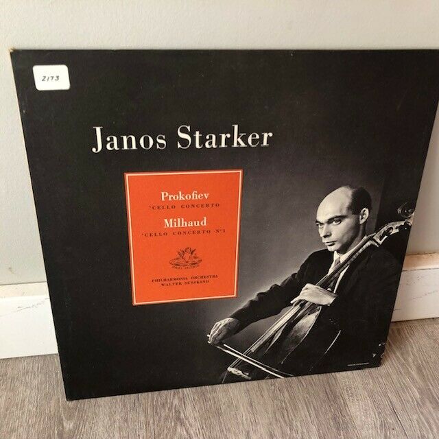 Prokofiev Janos Starker Cello Concerto Milhaud Angel 35418 Classical VG+ A